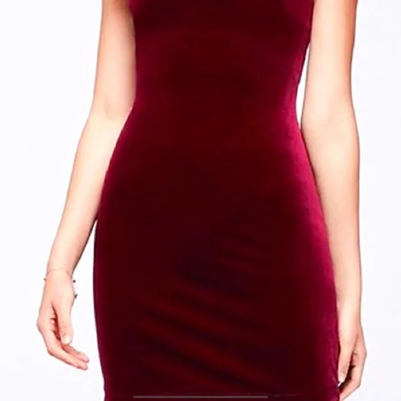 bebe burgundy dress Bebe Women's Faux Suede Moto Dress, Burgundy, XS